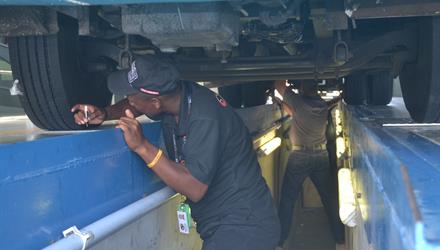 Traffic officers take on a heavy load